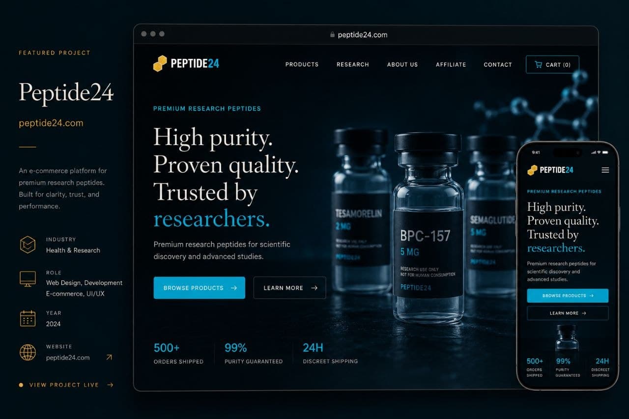 Peptide24 — E-commerce